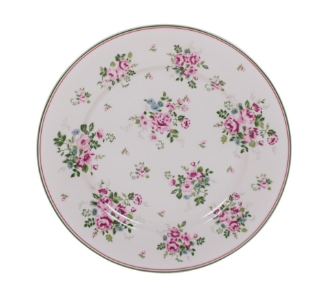 Isabelle Rose Dessertteller Lisa mit Rosen